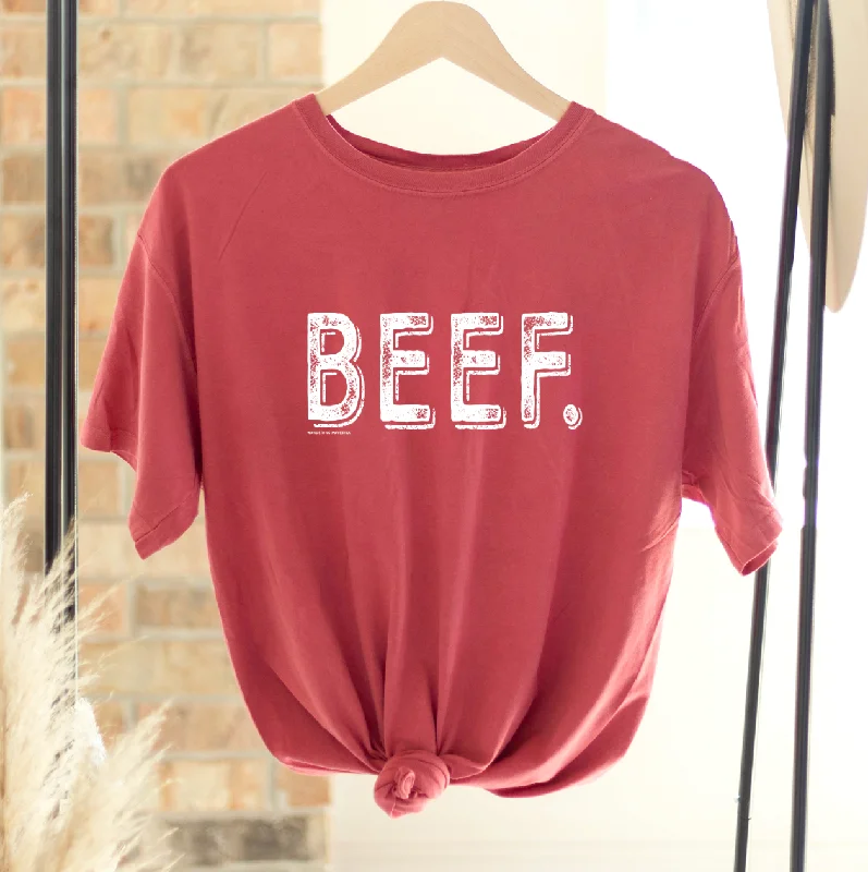 Distressed Beef ComfortWash/ComfortColor T-Shirt (S-4XL) - Multiple Colors!